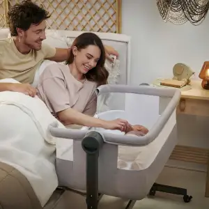 Приставная кроватка-люлька Kinderkraft Nestee Up 2 Beige (KLNEE002BEG0000)