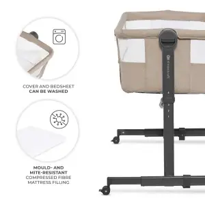 Приставная кроватка-люлька Kinderkraft Nestee Up 2 Beige (KLNEE002BEG0000)