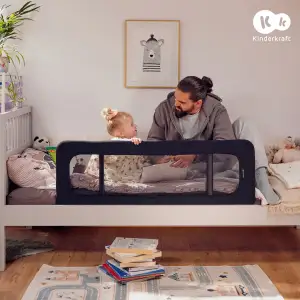 Защитная барьерка для кровати Kinderkraft Guard and Dream Black (KAGUDR00BLK0000)