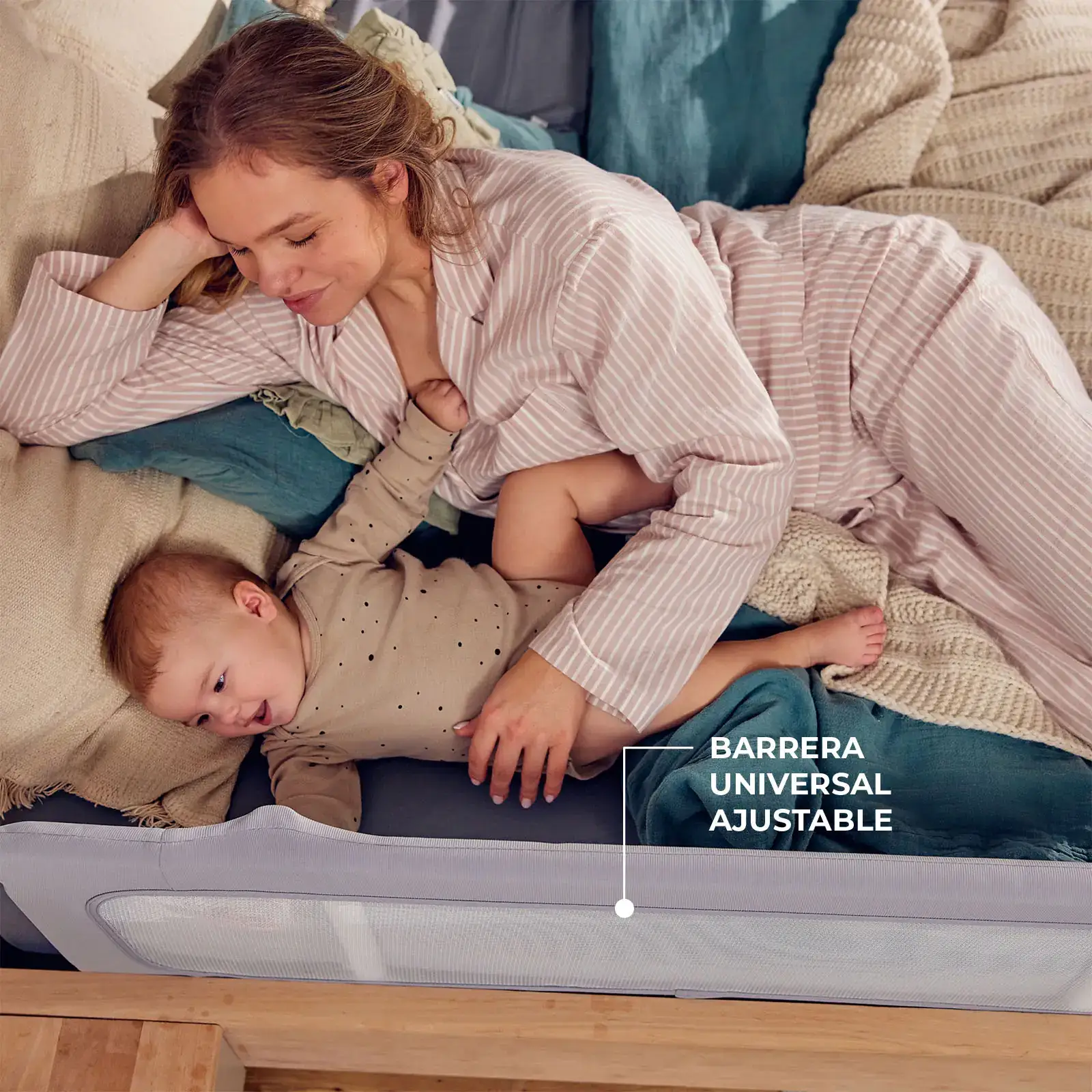 Защитная барьерка для кровати Kinderkraft Guard and Dream Black (KAGUDR00BLK0000)