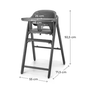 Стільчик для годування Kinderkraft Tino Grey (KHTINO00GRY0000)