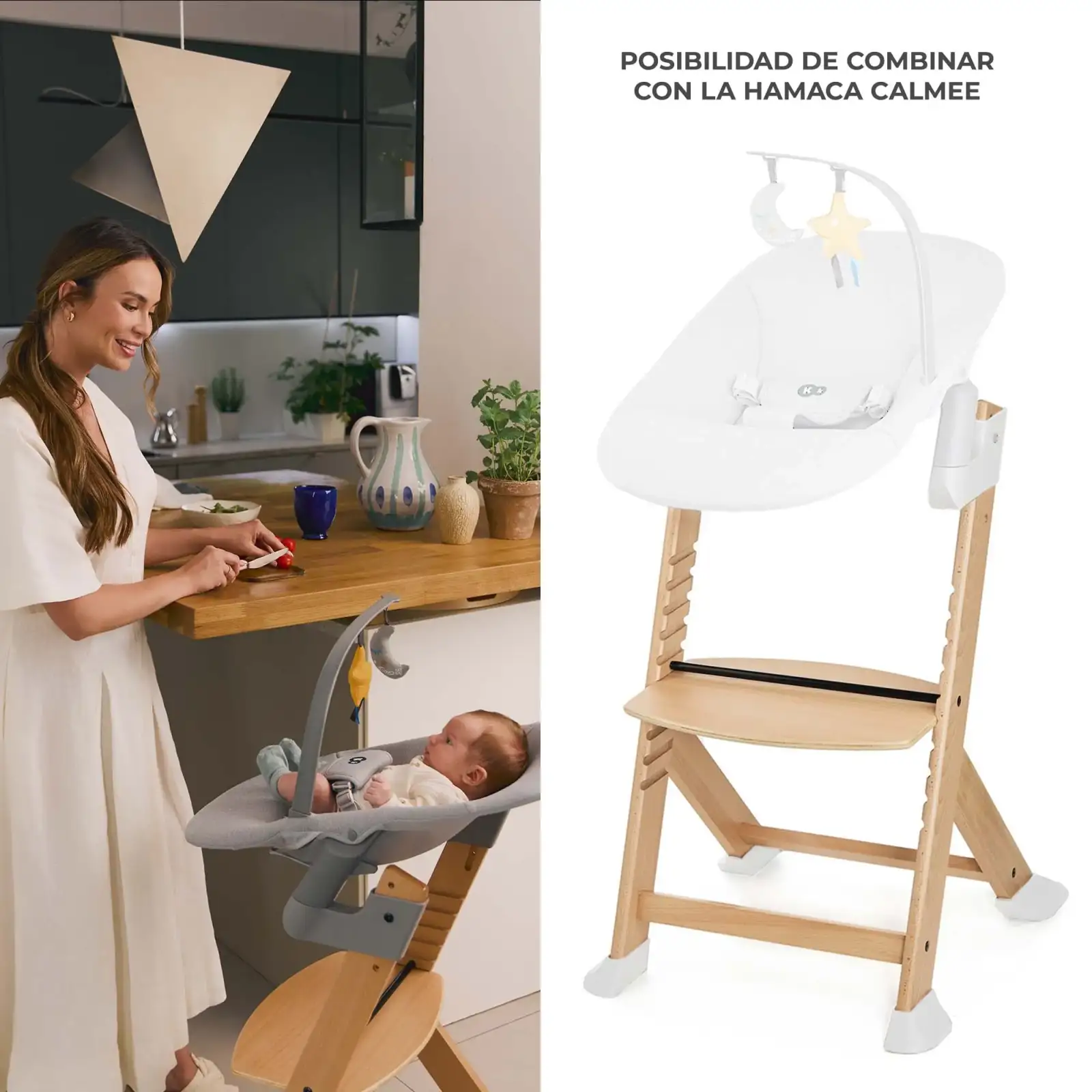 Стульчик для кормления Kinderkraft Enock Beige (KKKENOCBEGF0000)