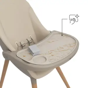 Стульчик для кормления 2 в 1 Kinderkraft Fini Up Beige (KHFINIUPBEG0000)