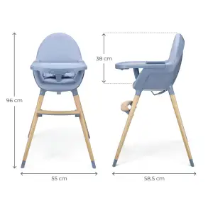 Стільчик для годування 2 в 1 Kinderkraft Fini 2 Nordic Breeze (KHFINI02NOR0000)