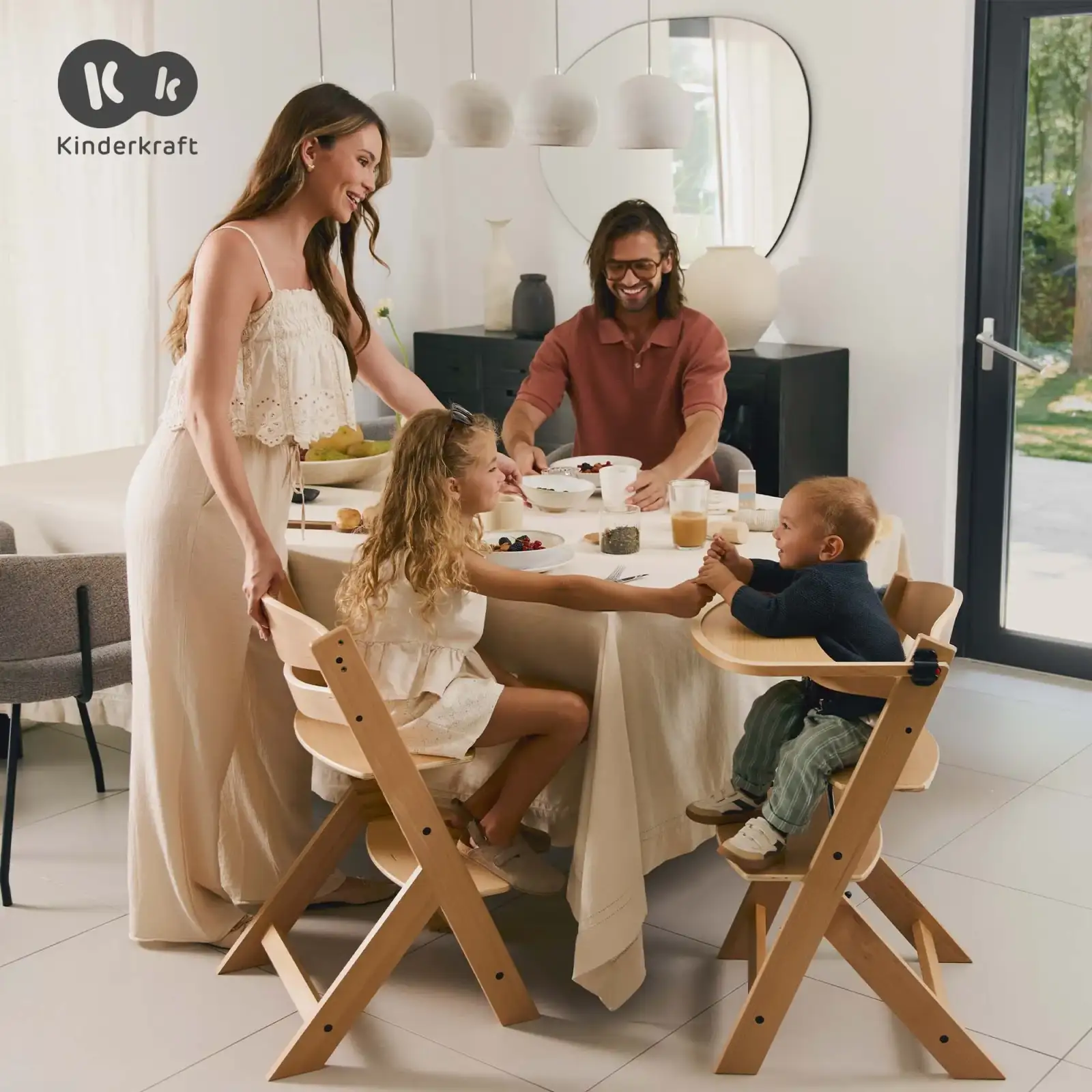 Стульчик для кормления Kinderkraft Enock Beige (KKKENOCBEGF0000)