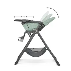 Стульчик для кормления Kinderkraft Foldee Bushy Green (KHFOLD00GRE000N)