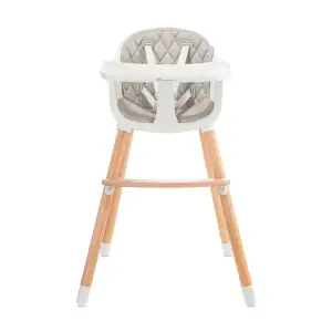 Стільчик для годування Kinderkraft Sienna Gray (KKKSIENGRY0000)