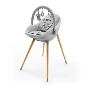 Стільчик для годування 2 в 1 Kinderkraft Fini Up Grey (KHFINIUPGRY0000)
