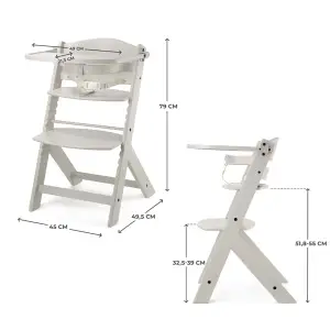 Стульчик для кормления Kinderkraft Enock Beige (KKKENOCBEGF0000)