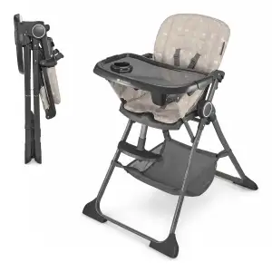 Стульчик для кормления Kinderkraft Foldee Birdy Beige (KHFOLD00BEG000N)