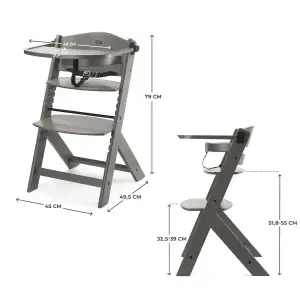 Стільчик для годування Kinderkraft Enock Brown (KKKENOCBRWF0000)