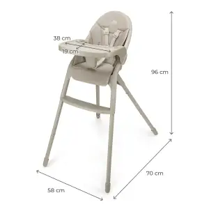 Стільчик для годування Kinderkraft Dinnly Beige (KHDINN00BEG0000)