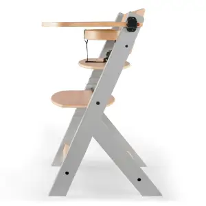 Стільчик для годування Kinderkraft Enock Gray Wood (KKKENOCGRY0000)