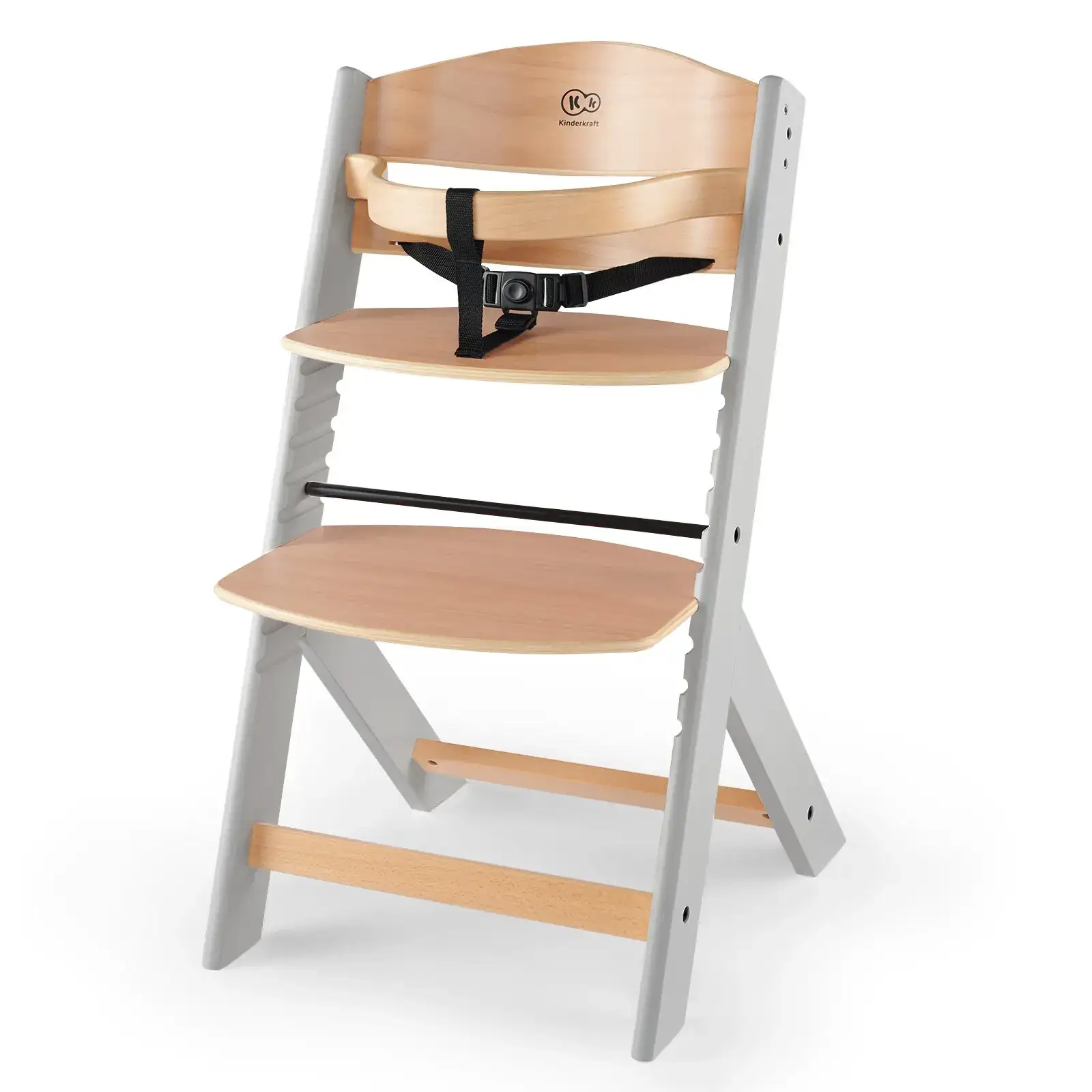 Стільчик для годування Kinderkraft Enock Gray Wood (KKKENOCGRY0000)