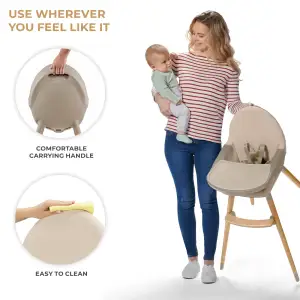 Стульчик для кормления 2 в 1 Kinderkraft Fini 2 Beige (KHFINI02BEG0000)