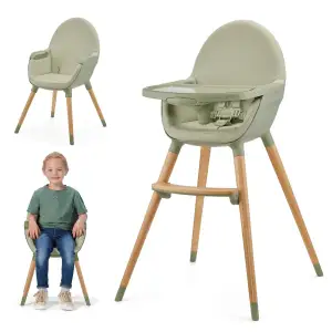 Стульчик для кормления 2 в 1 Kinderkraft Fini 2 Green (KHFINI02GRE0000)