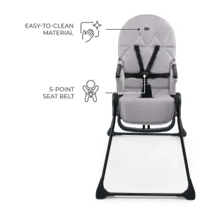 Стільчик для годування Kinderkraft Binci Grey (KHBINC00GRY0000)