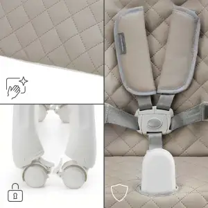 Стільчик для годування Kinderkraft Tulo Beige (KHTULO00BEG0000)