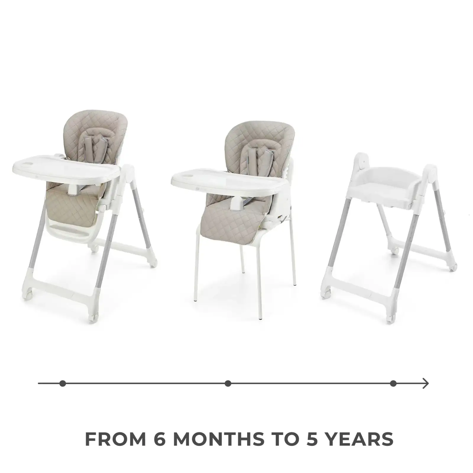 Стільчик для годування Kinderkraft Tulo Beige (KHTULO00BEG0000)