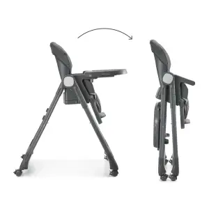 Стульчик для кормления Kinderkraft Tulo Grey (KHTULO00GRY0000)
