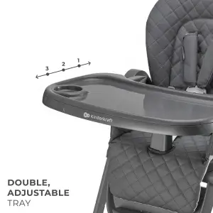 Стульчик для кормления Kinderkraft Tulo Grey (KHTULO00GRY0000)