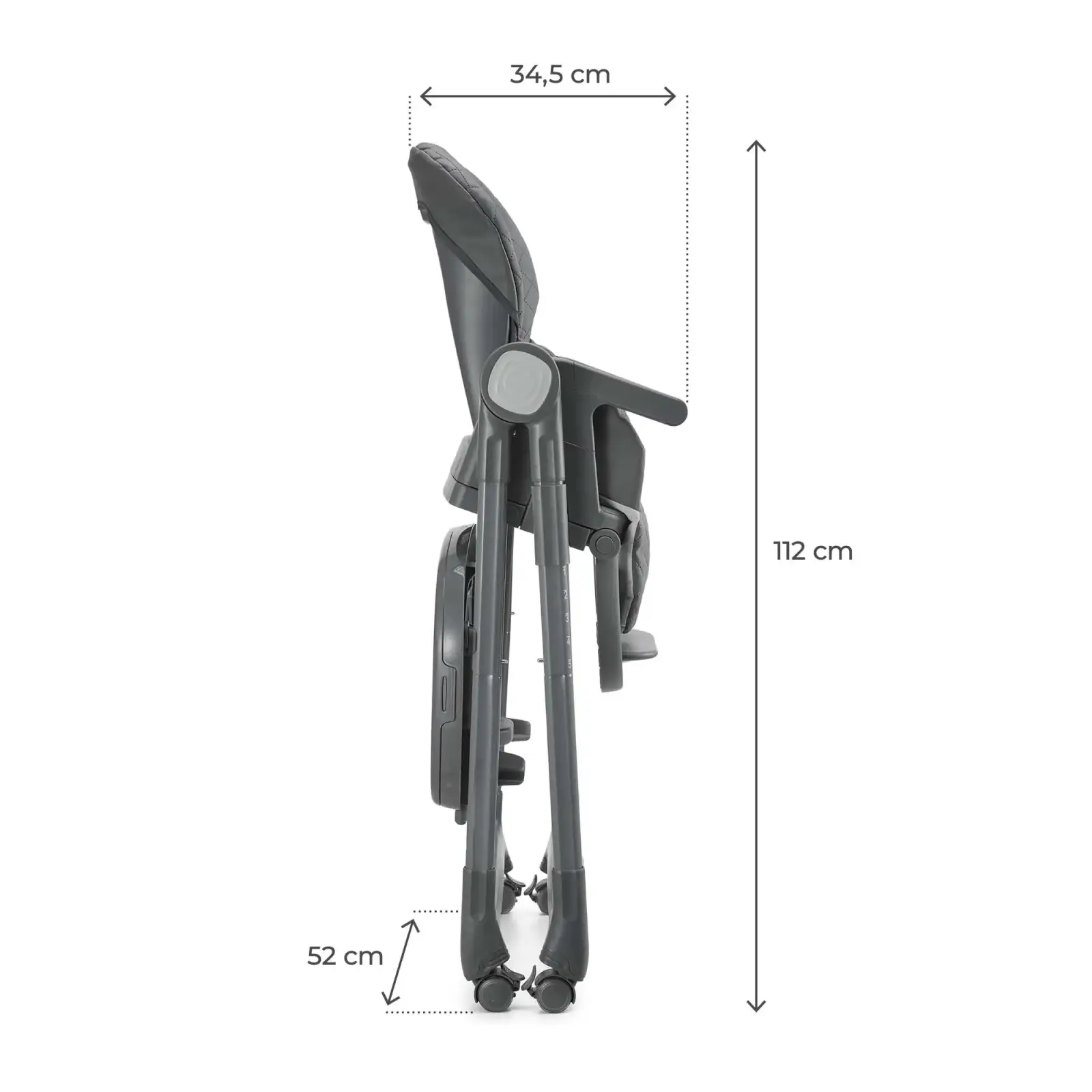 Стульчик для кормления Kinderkraft Tulo Grey (KHTULO00GRY0000)