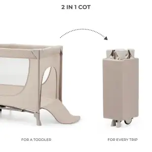 Кровать-манеж Kinderkraft Joy 2 Beige (KLJOY02BEG00000)