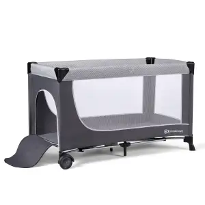 Ліжко-манеж з пеленатором Kinderkraft Leody Grey (KCLEOD00GRY00AC)