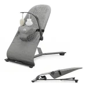 Шезлонг-гойдалка Kinderkraft Mimi Dark Grey (KBMIMI00DGR0000)
