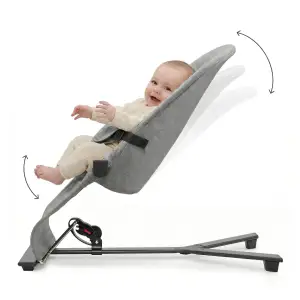Шезлонг-гойдалка Kinderkraft Mimi Dark Grey (KBMIMI00DGR0000)