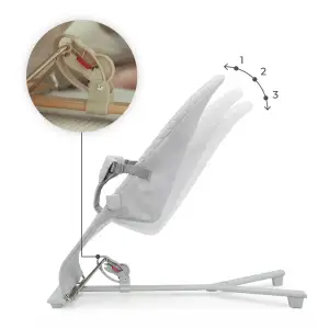 Шезлонг-гойдалка Kinderkraft Mimi Nordic Breeze (KBMIMI00NOR0000)
