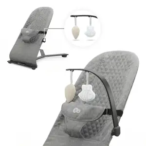 Шезлонг-гойдалка Kinderkraft Mimi Dark Grey (KBMIMI00DGR0000)