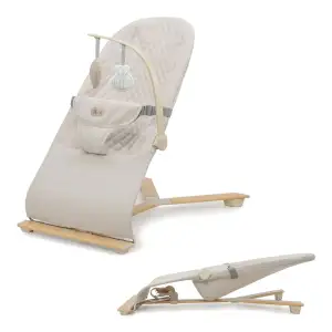Шезлонг-гойдалка Kinderkraft Mimi Beige Wood (KBMIMI00WOD0000)