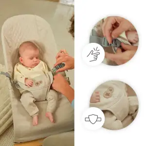 Шезлонг-гойдалка Kinderkraft Mimi Nordic Breeze (KBMIMI00NOR0000)