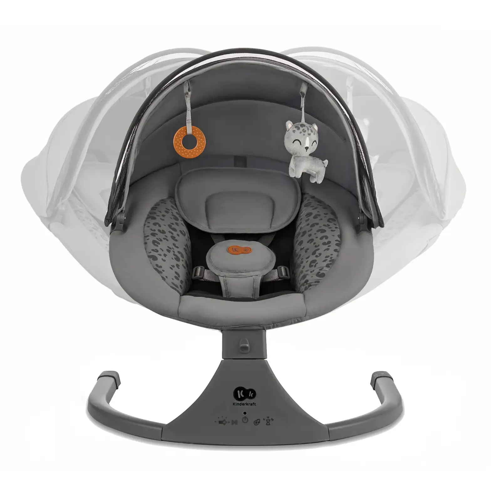 Крісло-гойдалка Kinderkraft Lumi 2 Dark Grey (KBLUMI02DGR0000)