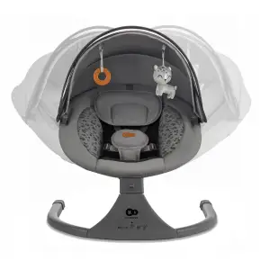Крісло-гойдалка Kinderkraft Lumi 2 Dark Grey (KBLUMI02DGR0000)