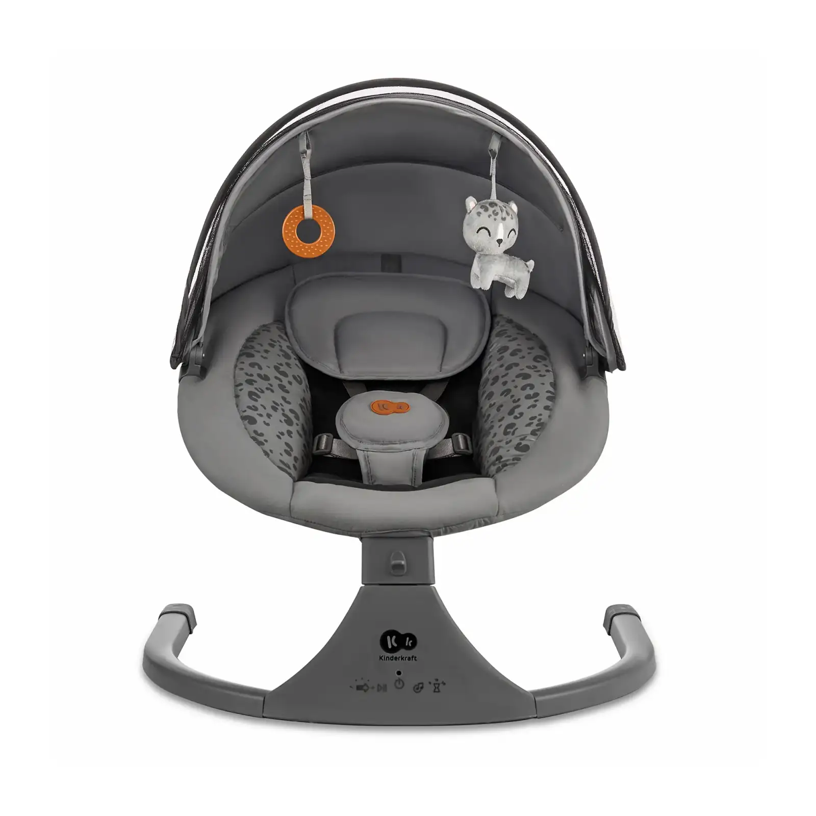 Крісло-гойдалка Kinderkraft Lumi 2 Dark Grey (KBLUMI02DGR0000)