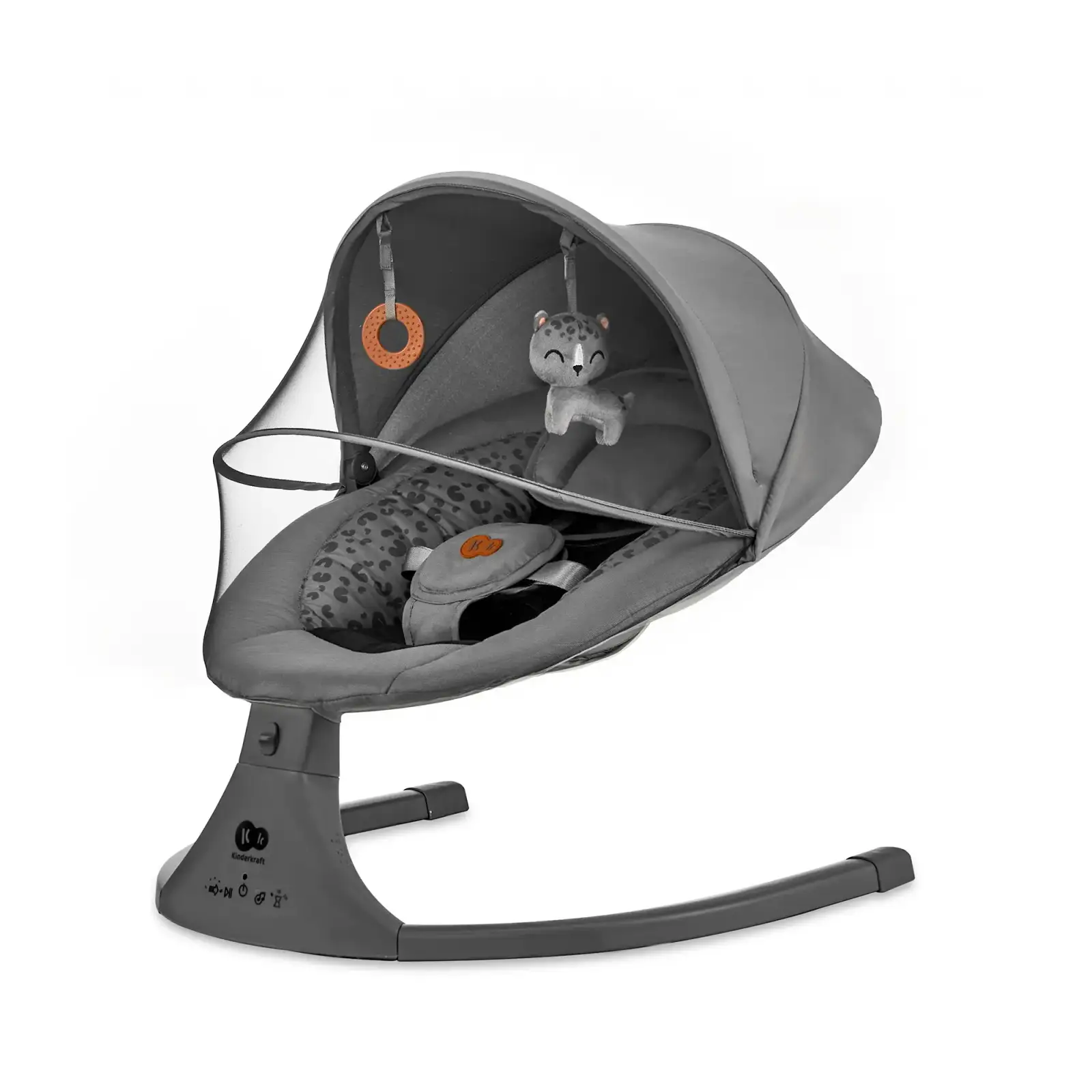 Крісло-гойдалка Kinderkraft Lumi 2 Dark Grey (KBLUMI02DGR0000)