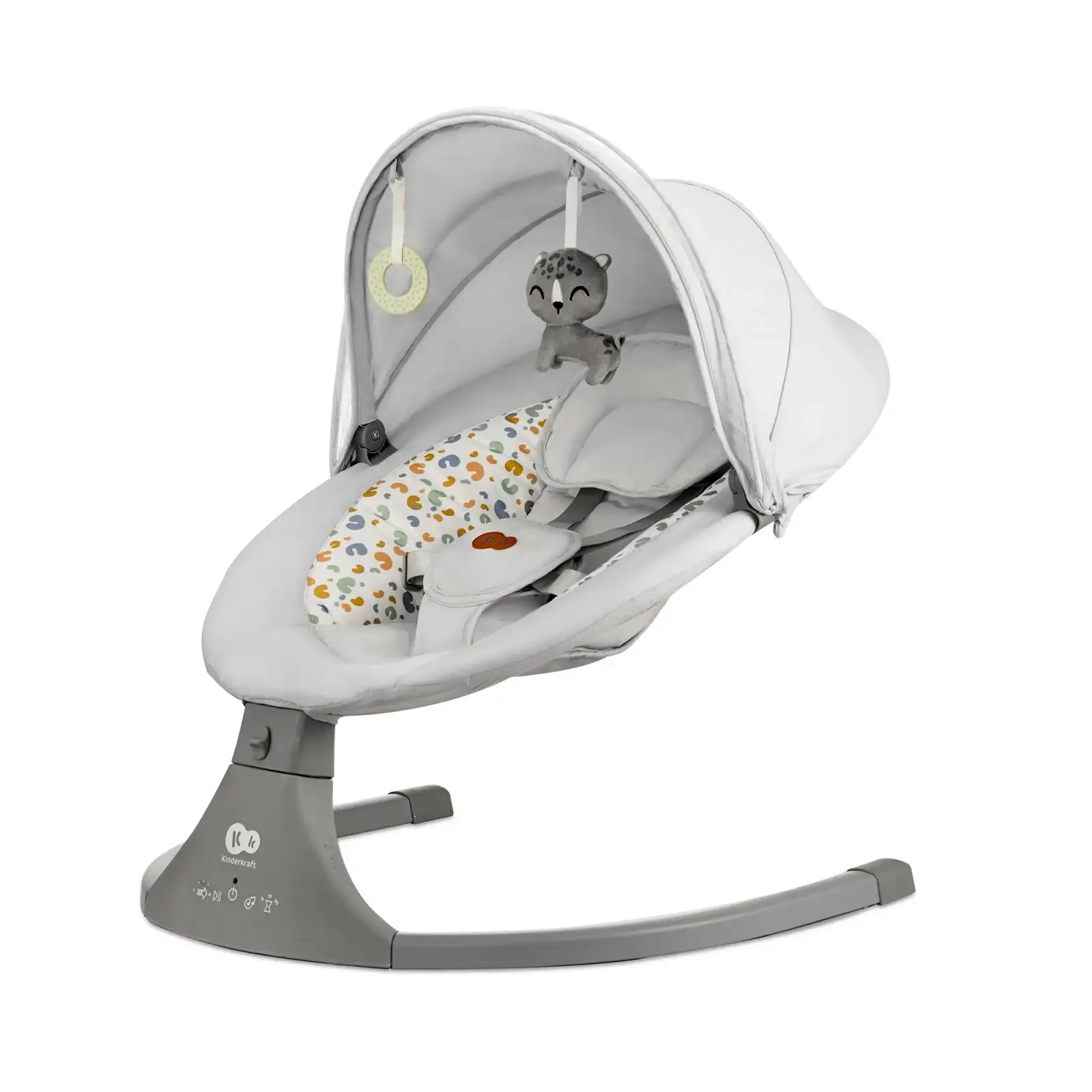 Кресло-качалка Kinderkraft Lumi 2 Light Grey (KBLUMI02LGR0000)