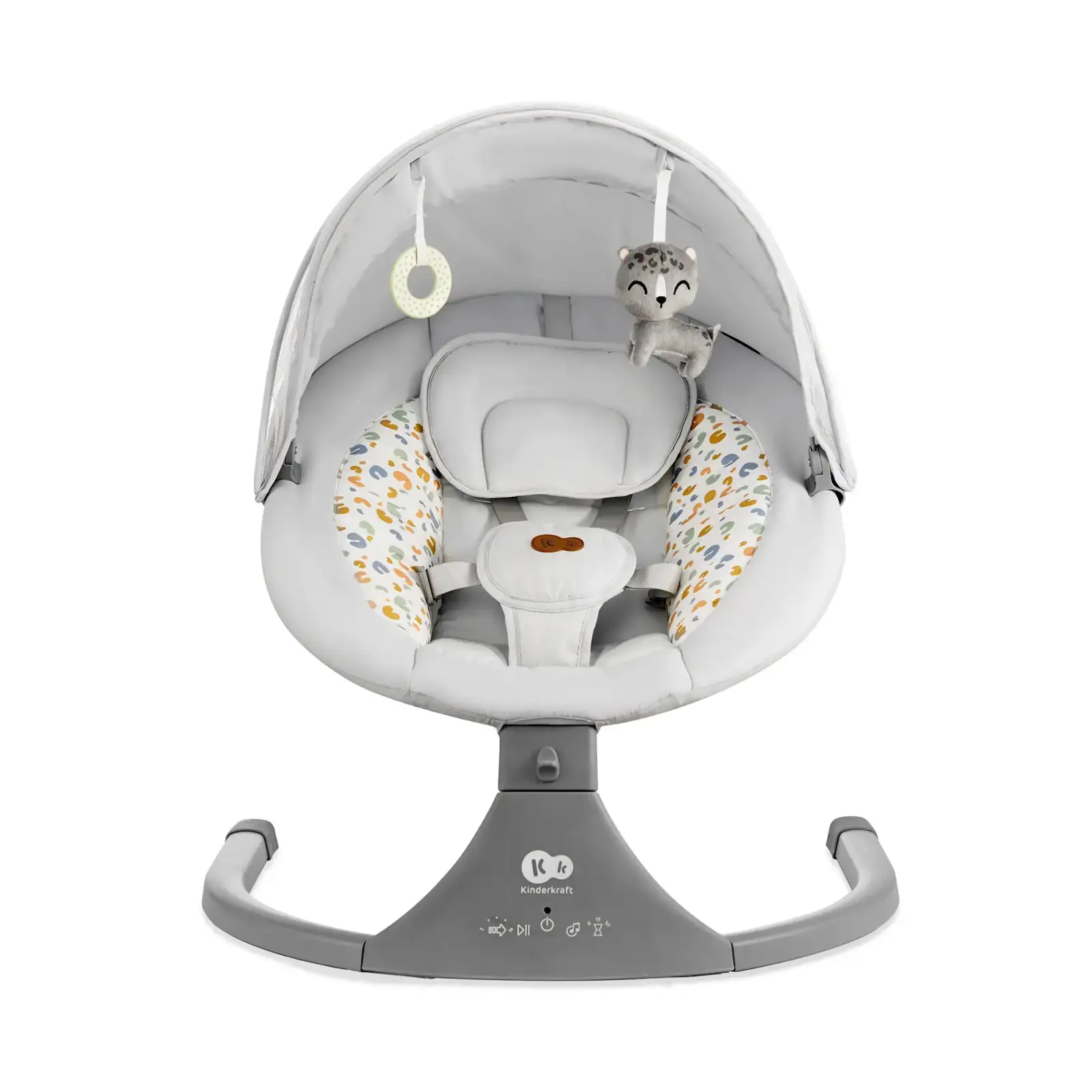 Кресло-качалка Kinderkraft Lumi 2 Light Grey (KBLUMI02LGR0000)