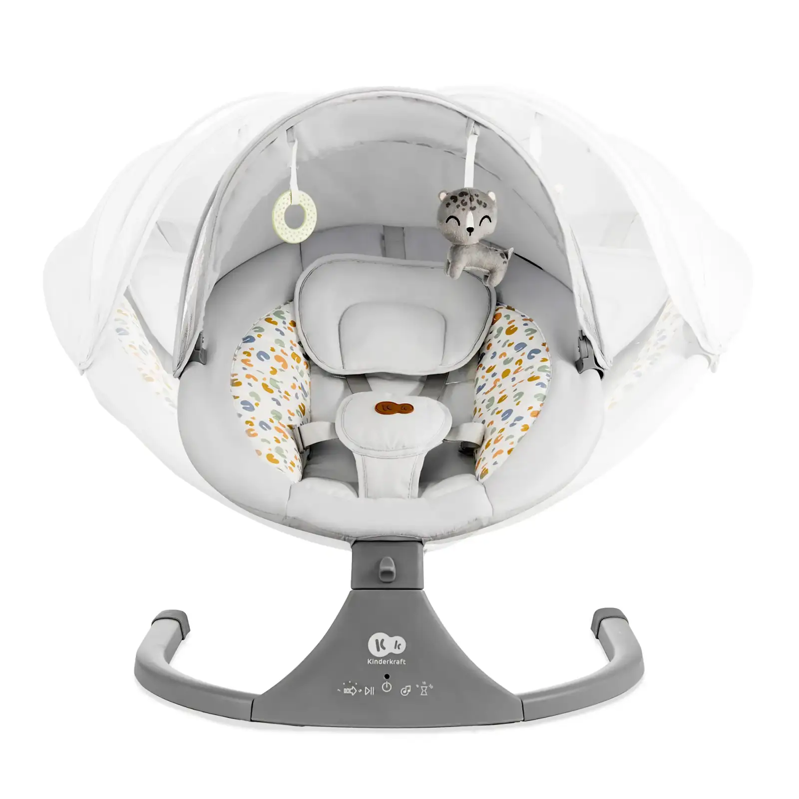Кресло-качалка Kinderkraft Lumi 2 Light Grey (KBLUMI02LGR0000)