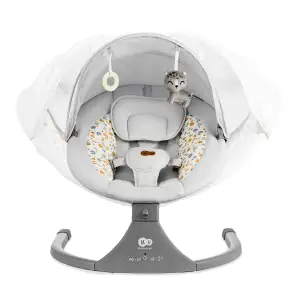 Кресло-качалка Kinderkraft Lumi 2 Light Grey (KBLUMI02LGR0000)