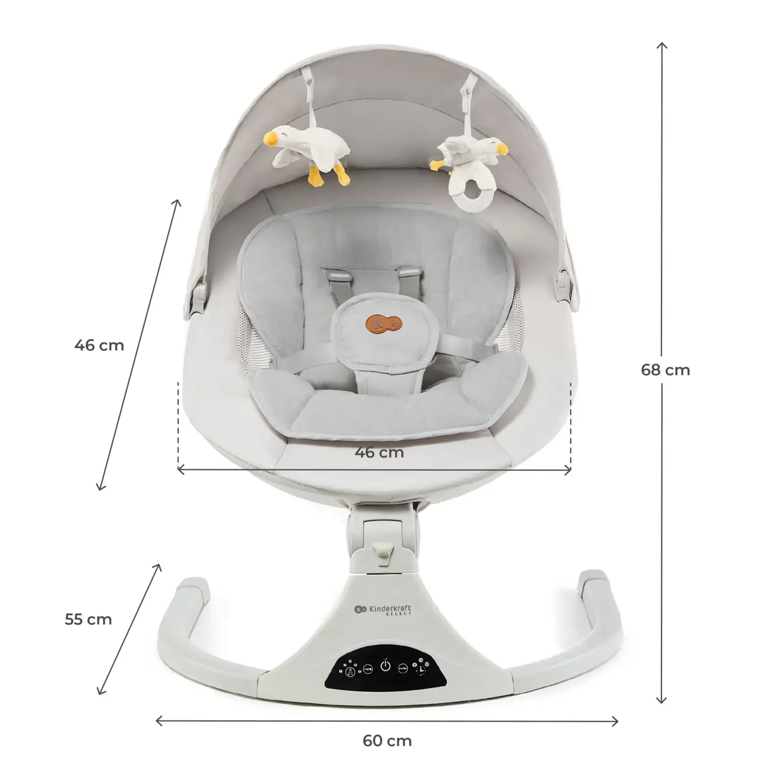 Кресло-качалка Kinderkraft Tulsy Beige (KBTULS00BEG0000)