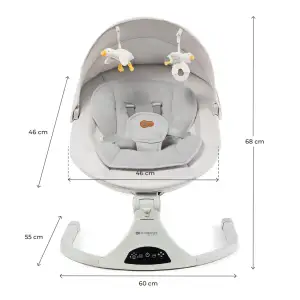 Кресло-качалка Kinderkraft Tulsy Beige (KBTULS00BEG0000)