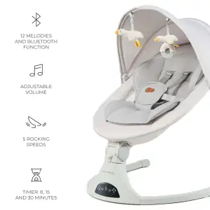 Кресло-качалка Kinderkraft Tulsy Beige (KBTULS00BEG0000)