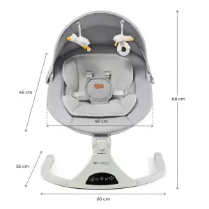Крісло-гойдалка Kinderkraft Tulsy Gray (KBTULS00GRY0000)