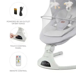 Крісло-гойдалка Kinderkraft Tulsy Gray (KBTULS00GRY0000)