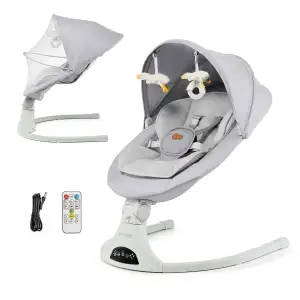 Крісло-гойдалка Kinderkraft Tulsy Gray (KBTULS00GRY0000)
