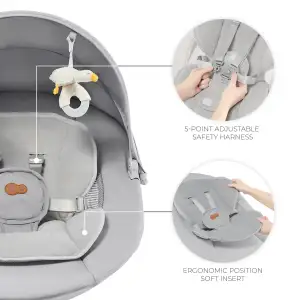 Крісло-гойдалка Kinderkraft Tulsy Gray (KBTULS00GRY0000)