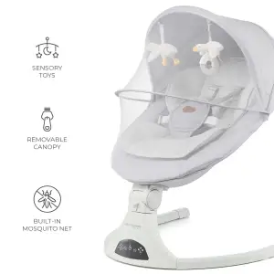 Крісло-гойдалка Kinderkraft Tulsy Gray (KBTULS00GRY0000)